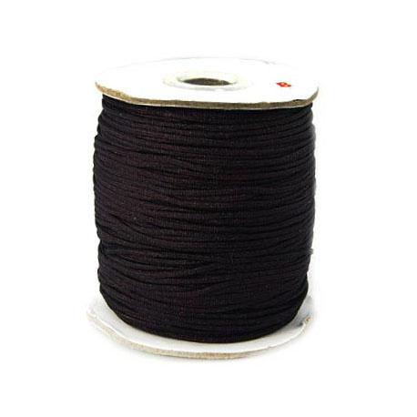 Shnur  poliester 1,5 mm negru ~ 135 metri