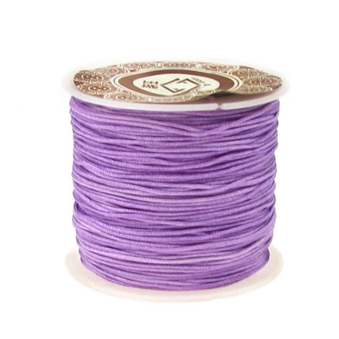 Shnur  poliester 1 mm violet ~ 35 metri