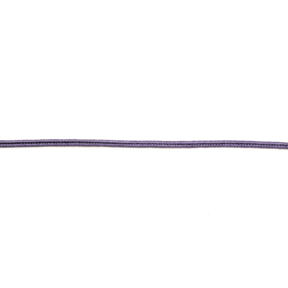 Textile jewellery elastic 3 2.5 mm color purple ~ 9 meters