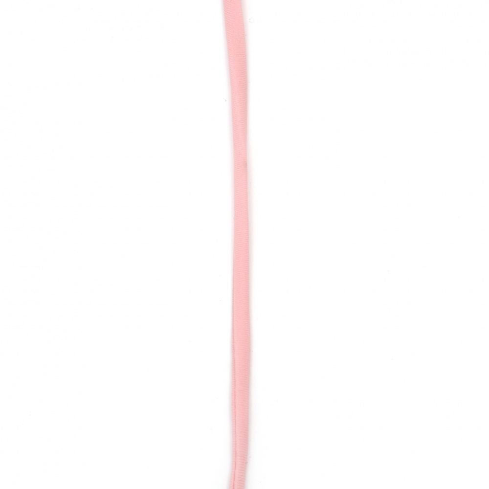 Silk Cord HABOTAI / 5x3 mm / Pale Pink - 1 meter