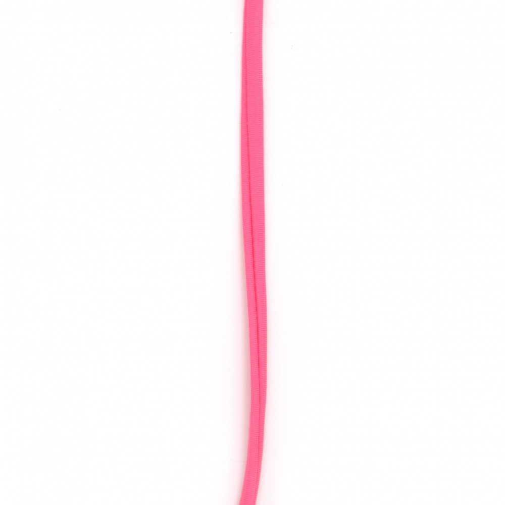Silk Cord HABOTAI / 5x3 mm / Electric Pink - 1 meter