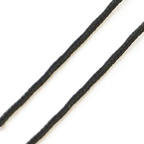 Полиестерен шнур 0.8 мм черен -10 метра