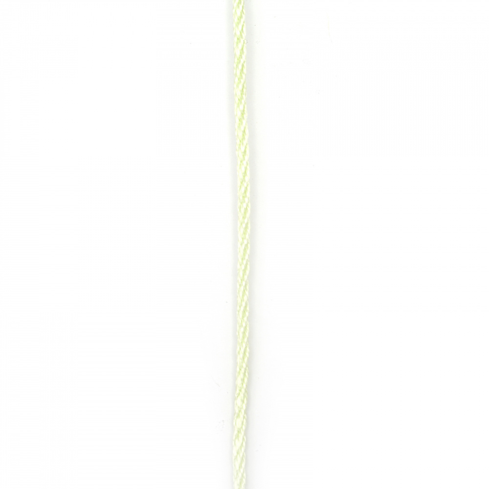 Cord polyester 3 mm reseda -5 meters