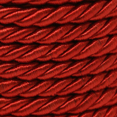 Shnur poliester 5 mm roșu -1 metru