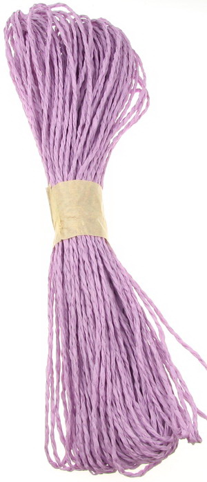 Twisted Paper Cord 2 mm Purple Color ~25 meters