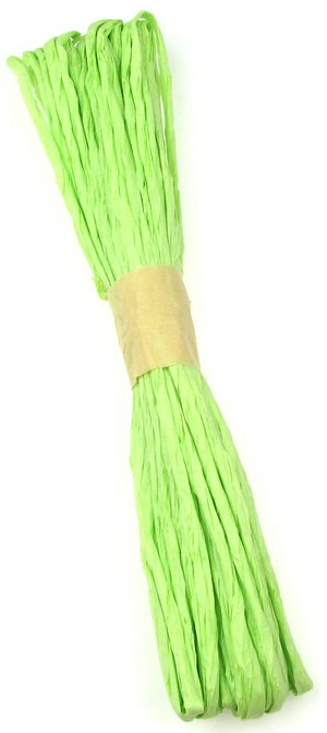 Shnur  de hârtie 6 ~ x1 mm lumină verde ~ 15 metri