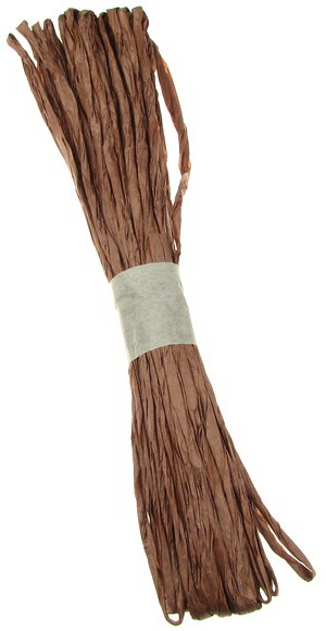 Shnur de hârtie 6 ~ x1 mm maron ~ 15 metri
