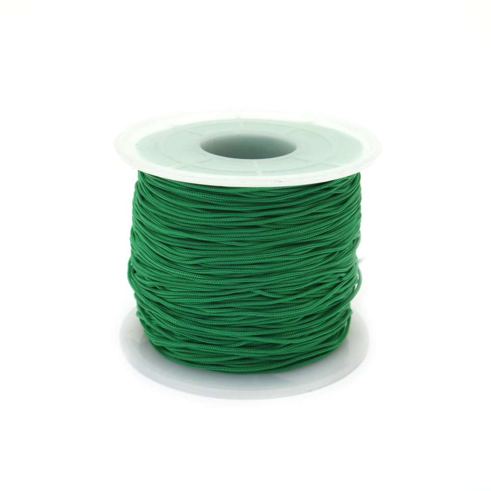 Polyester Cord / 0.8 mm / Green ~ 100 meters