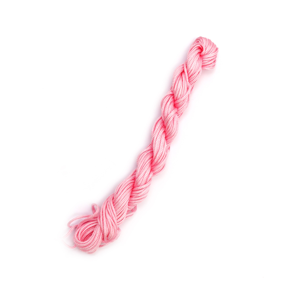 Polyester Cord / 2 mm / Light Pink ~ 10 meters