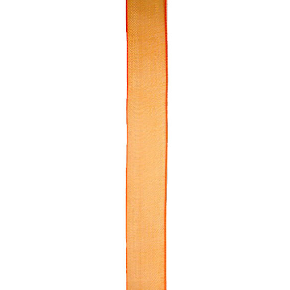 Organza ribbon 15 mm orange -45 meters