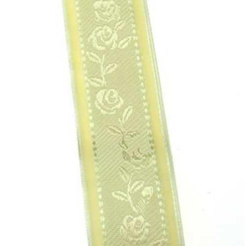 Organza ribbon chiffon for decoration 25 mm