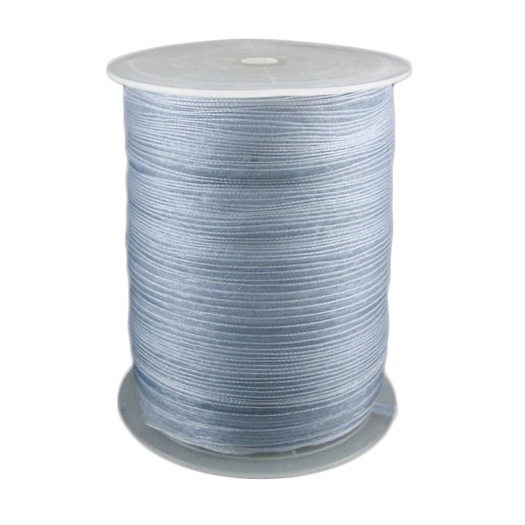 Organza ribbon 6 mm gray -450 meters