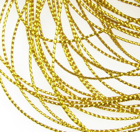 Dark Gold Lamé, 0.8mm, Approximately 90 meters