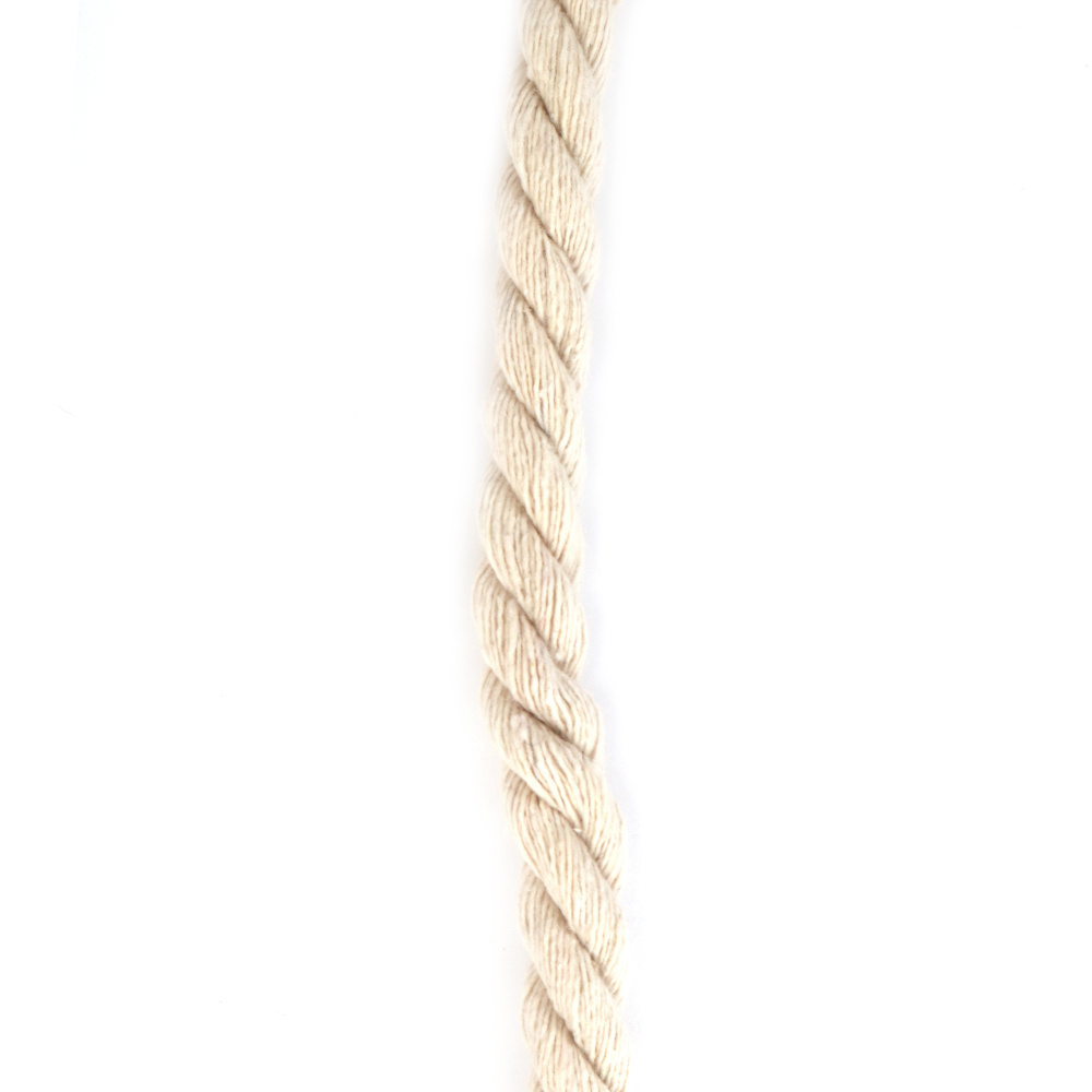 Cotton Rope for Decoration / 9 mm - 2 meters