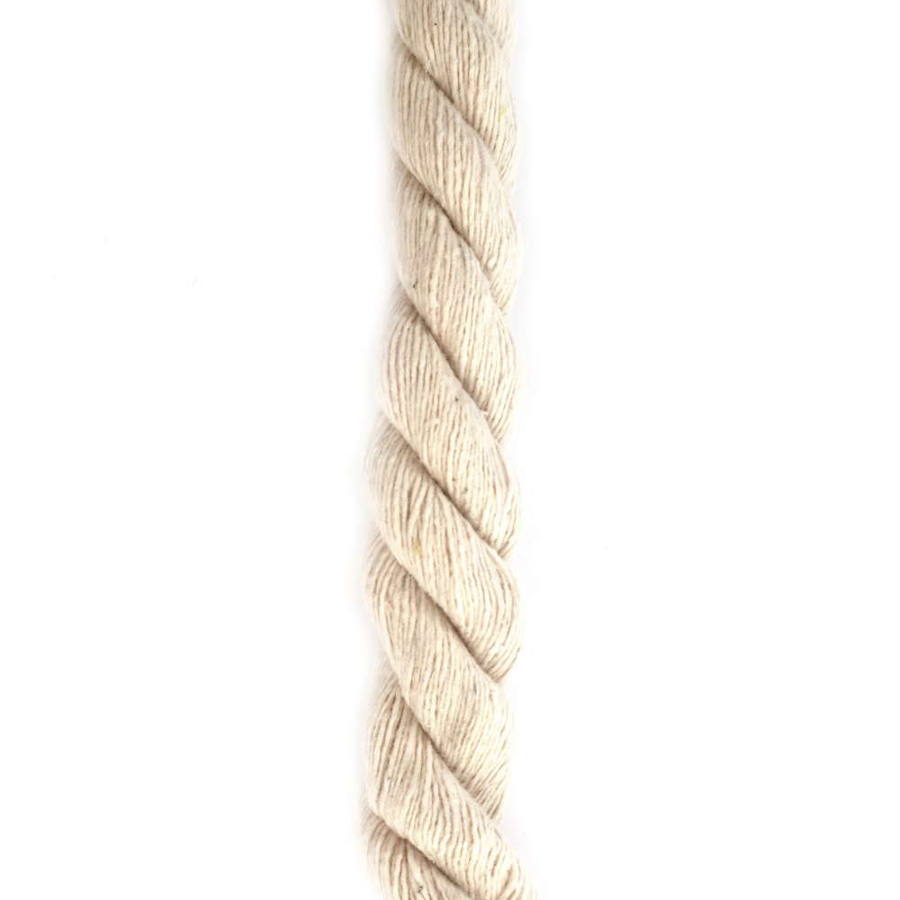 Cotton Rope for Decoration / 15 mm - 1 meter