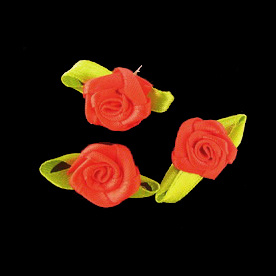 Red Rose for Decoration 12 x 30 mm