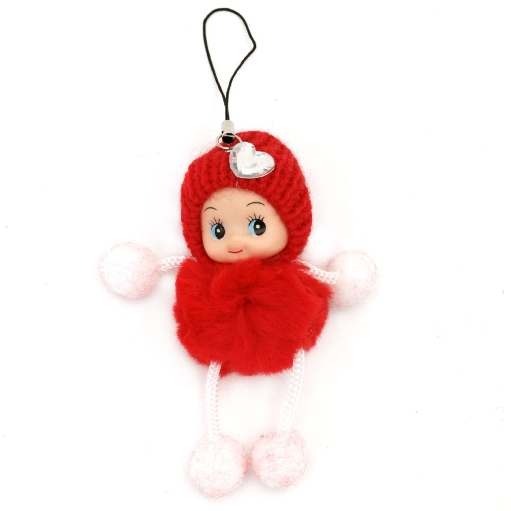 Miniature Dolls with a Key chain Mobile, Phone, Bag Decoration and more / 75 mm / ASSORTED Models