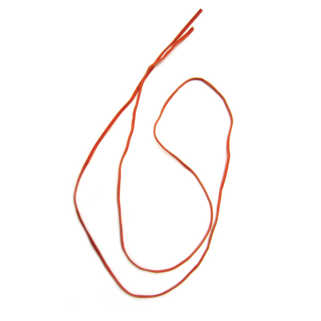 Ribbon suede 2.5 mm orange dark -10 pieces x 1 meter