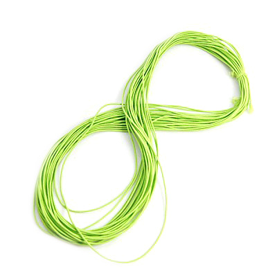 Elastic Cord, with Nylon Outside and Rubber Inside 0.6 mm 1st quality green ~ 27 meters