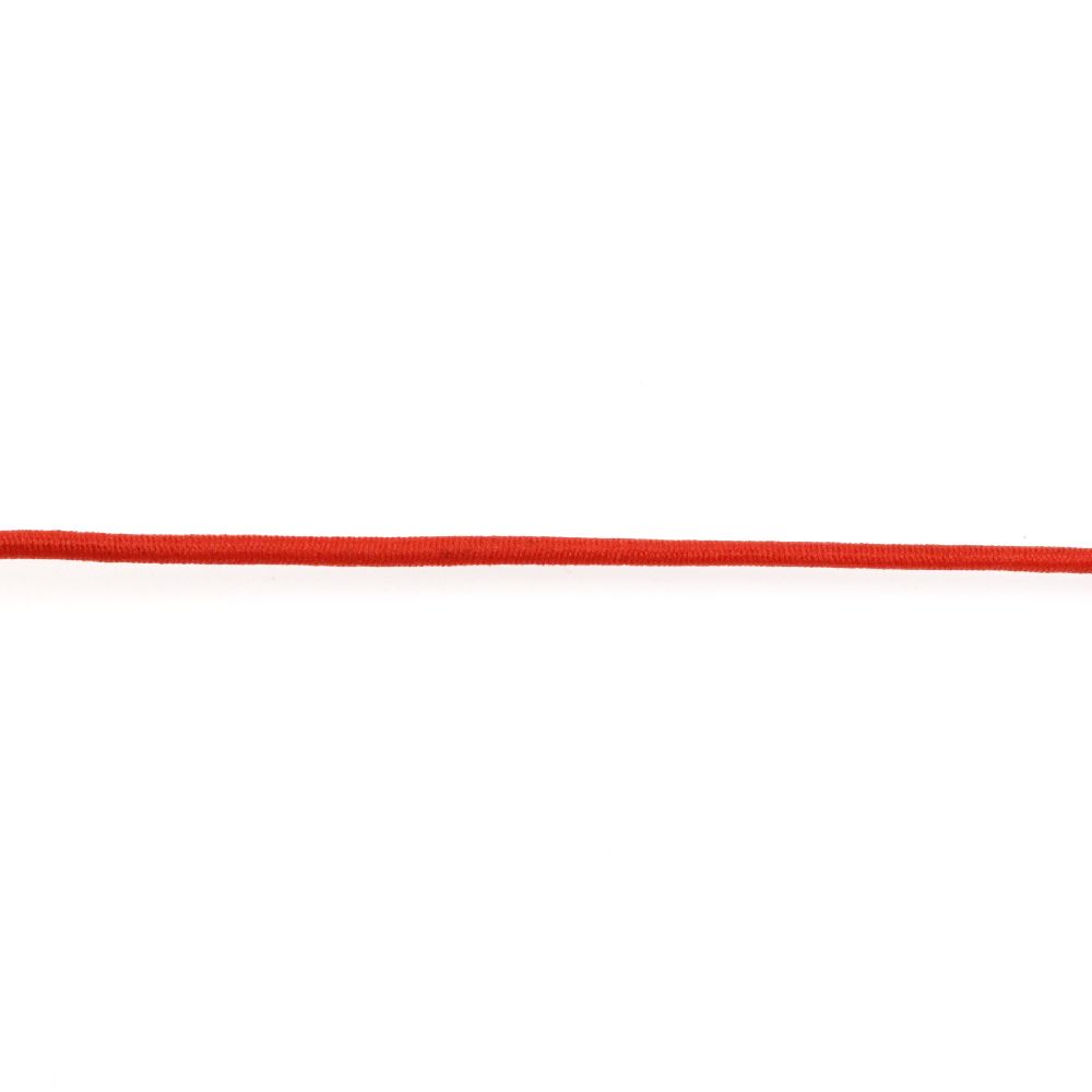 Λάστιχο στρόγγυλο 2.5 mm κόκκινο -3 μέτρα