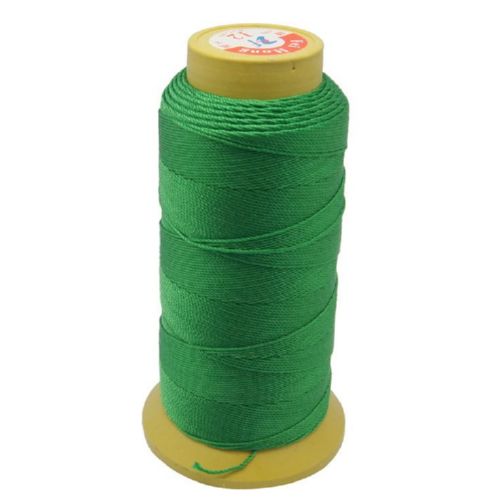 Polyester Thread, Dyed, DIY Jewelry Artwords Decoration 0.1 mm green -914 meters
