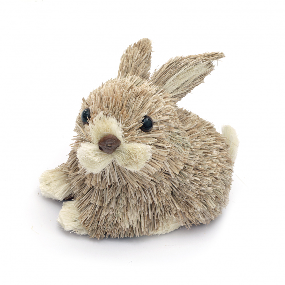 Easter Straw rabbit 130x90 mm for decoration