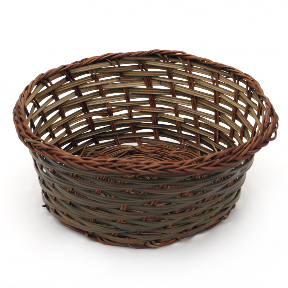 Wicker Basket, no handle 180x70 mm brown