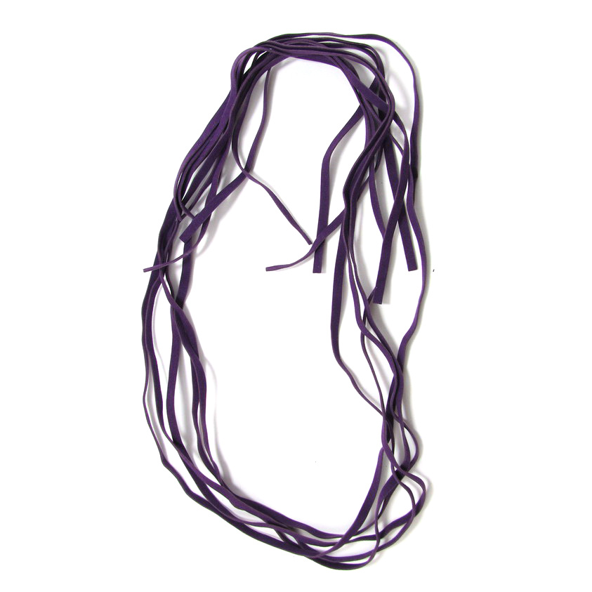 Faux Suede Jewelry Cord 5 mm purple dark -10 pieces x 1 meter