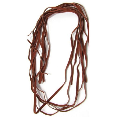 Faux Suede Jewelry Cord 5 mm brown light -10 pieces x 1 meter