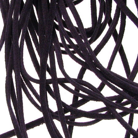 Ribbon Imitation Suede 3x1 mm purple -10 pieces x 1 meter