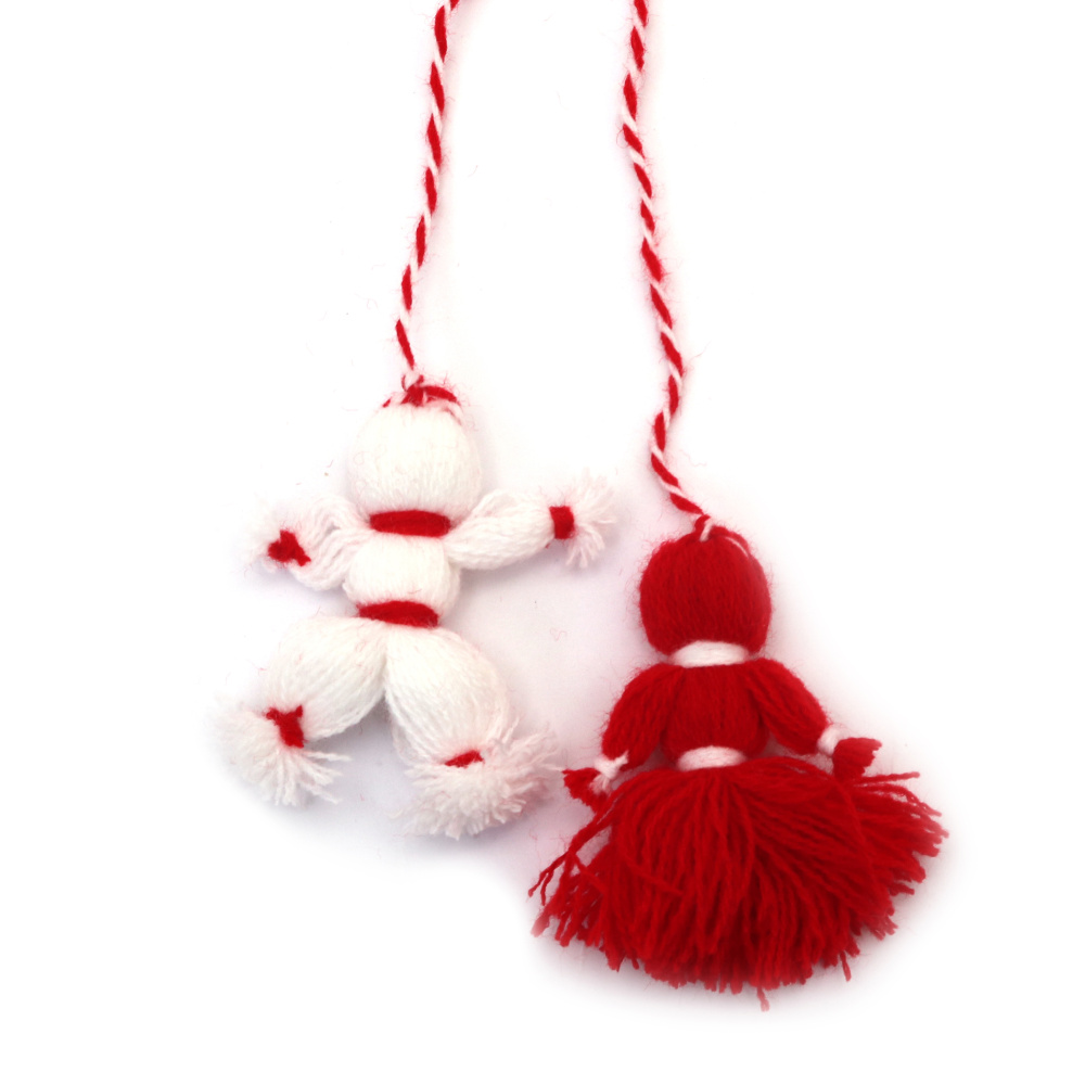 Martisor Pijo si Penda 6~7 cm 25 cm -10 bucati