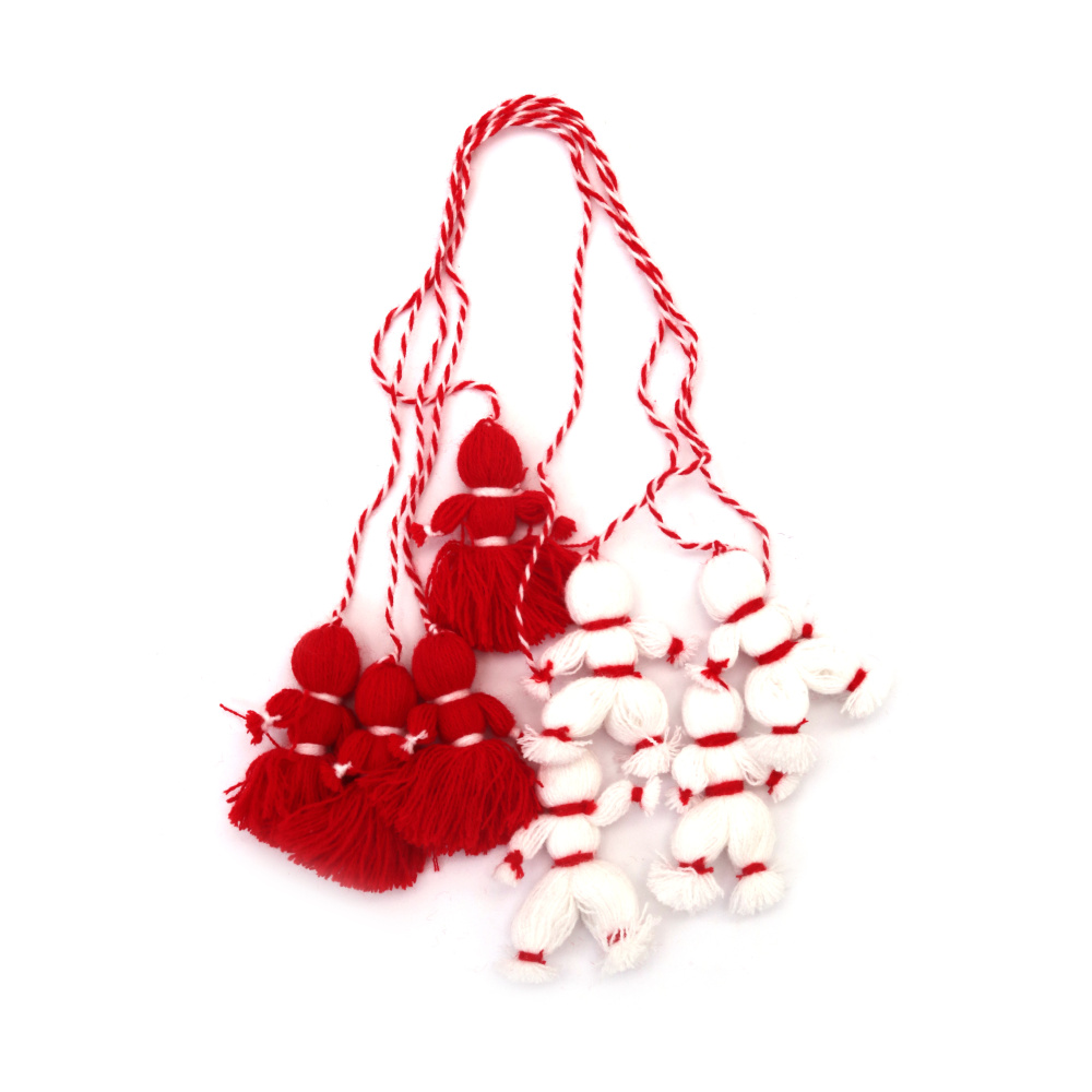Martisor Pijo si Penda 6~7 cm 25 cm -10 bucati