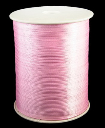 Satin Ribbon Roll, Decoration, Sewing, Wedding, Hair Bow, DIY 3 mm pink -804 meters