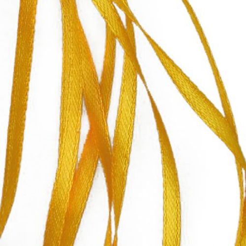 Braid Satin 3 mm orange -10 meters