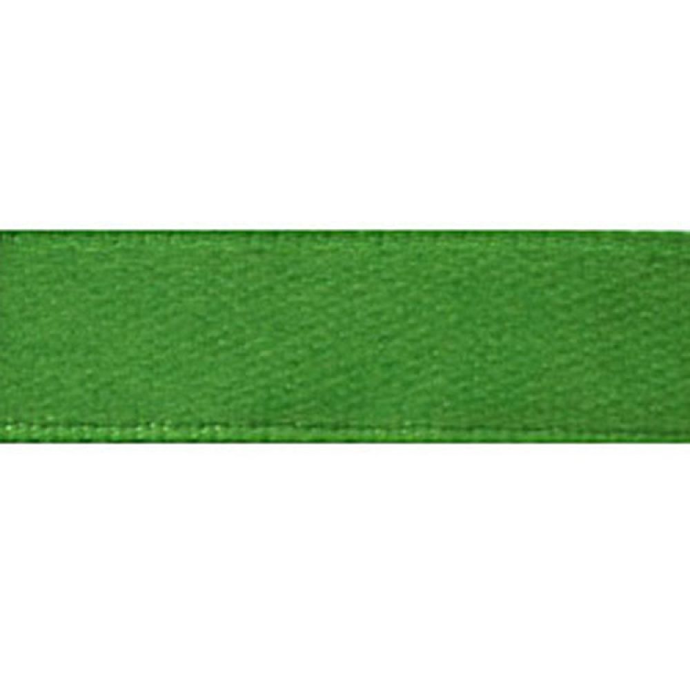 Satin shirt  / pentru decor / 40 mm verde ~ 22 metri