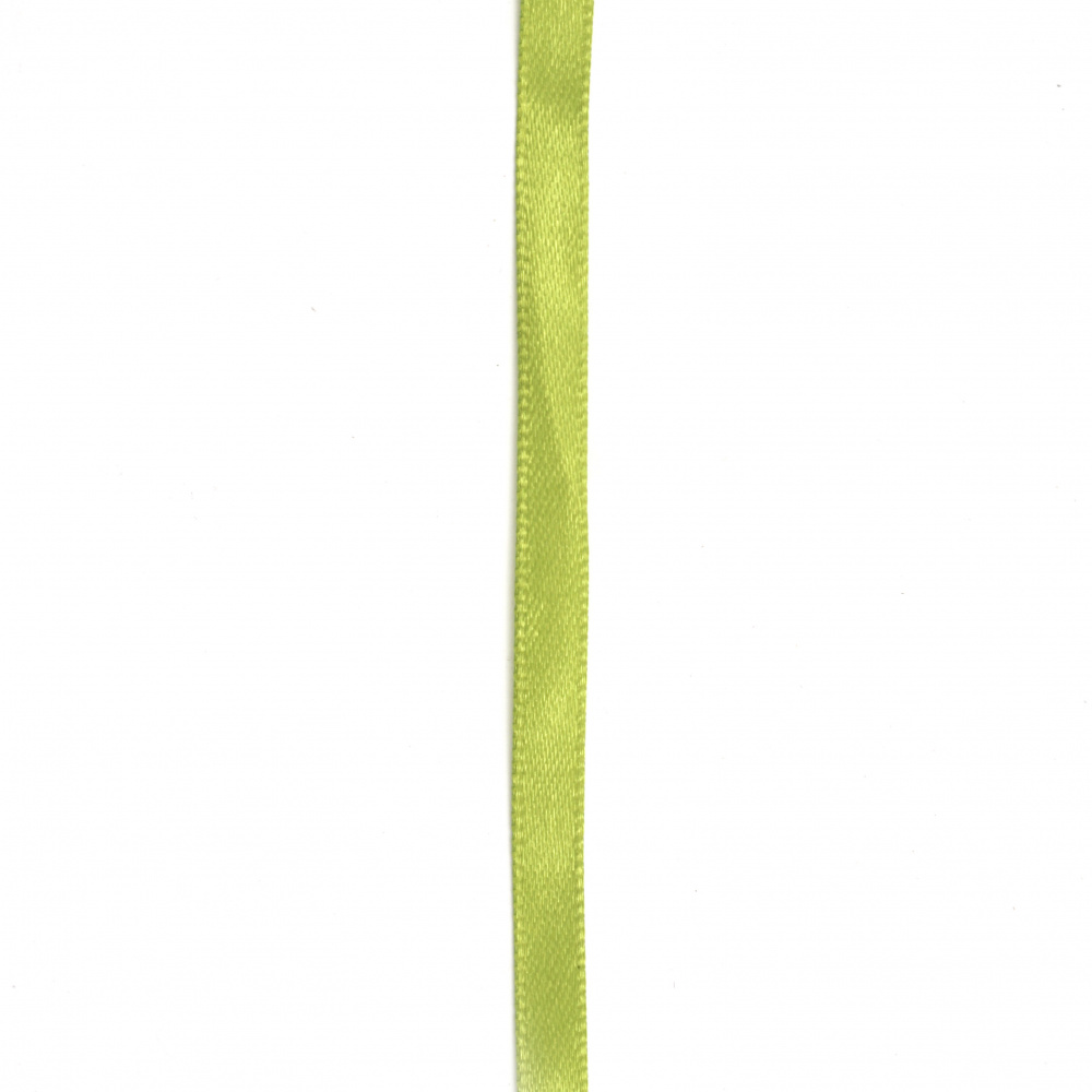 Ширит сатен 6 мм зелен -22 метра