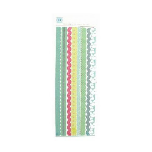 Decorative strips of self-adhesive fabric 30.5 cm 8 pieces