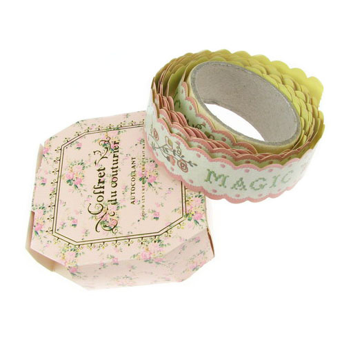 Adhesive Washi Tape, Decorations, Gift Wrapping, DIY Crafts, Scrapbooking, Decoupage 20 mm adhesive pink -1.5 meters