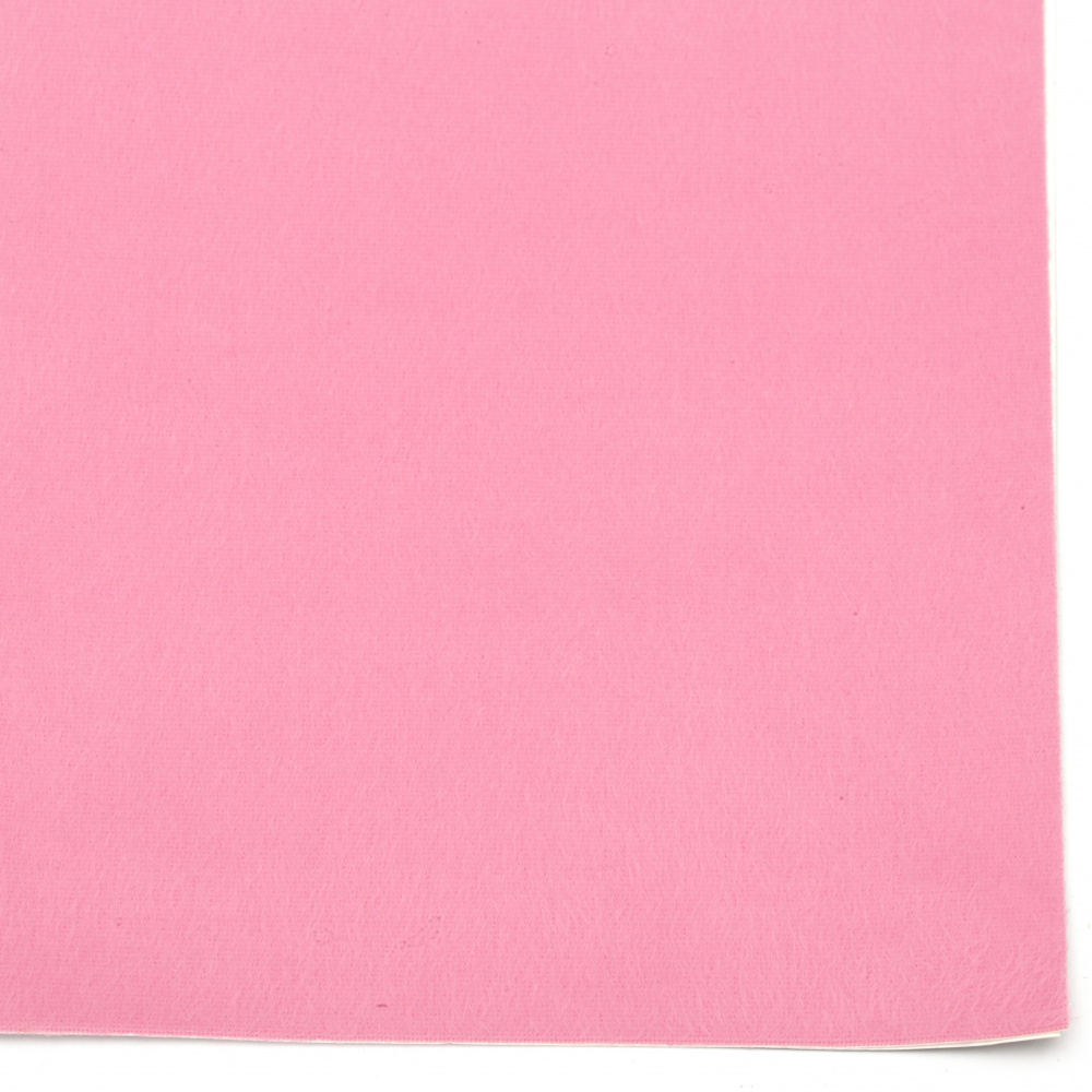 Self-adhesive Velor 19x27 cm pink color