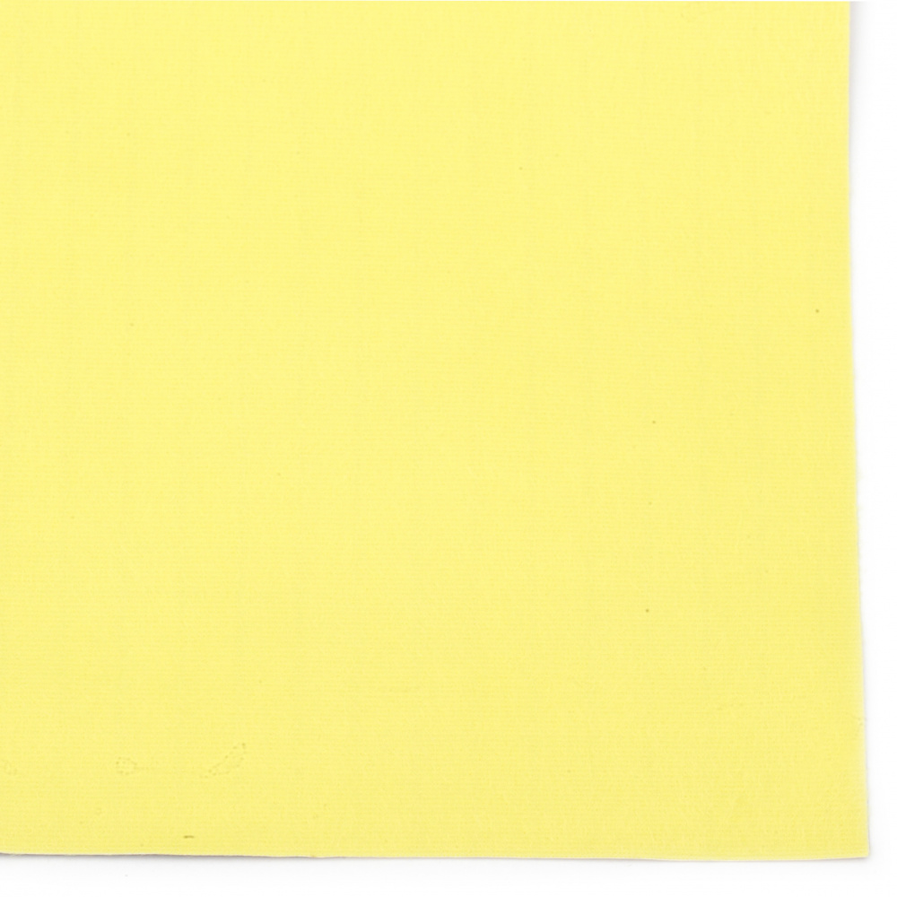 Self-adhesive Velor 19x27 cm color yellow