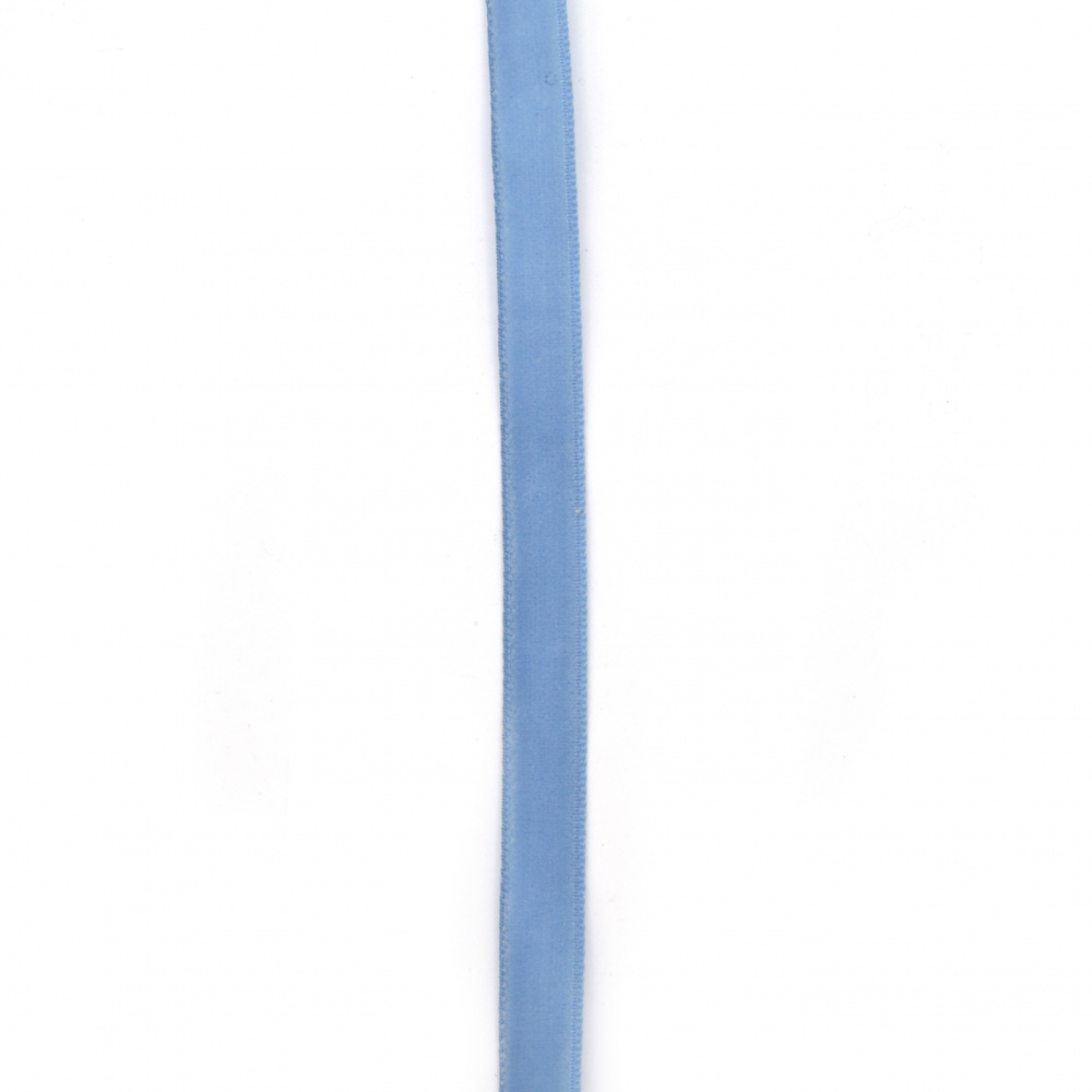 Banda de catifea 10 mm lumină albastră -3 metri