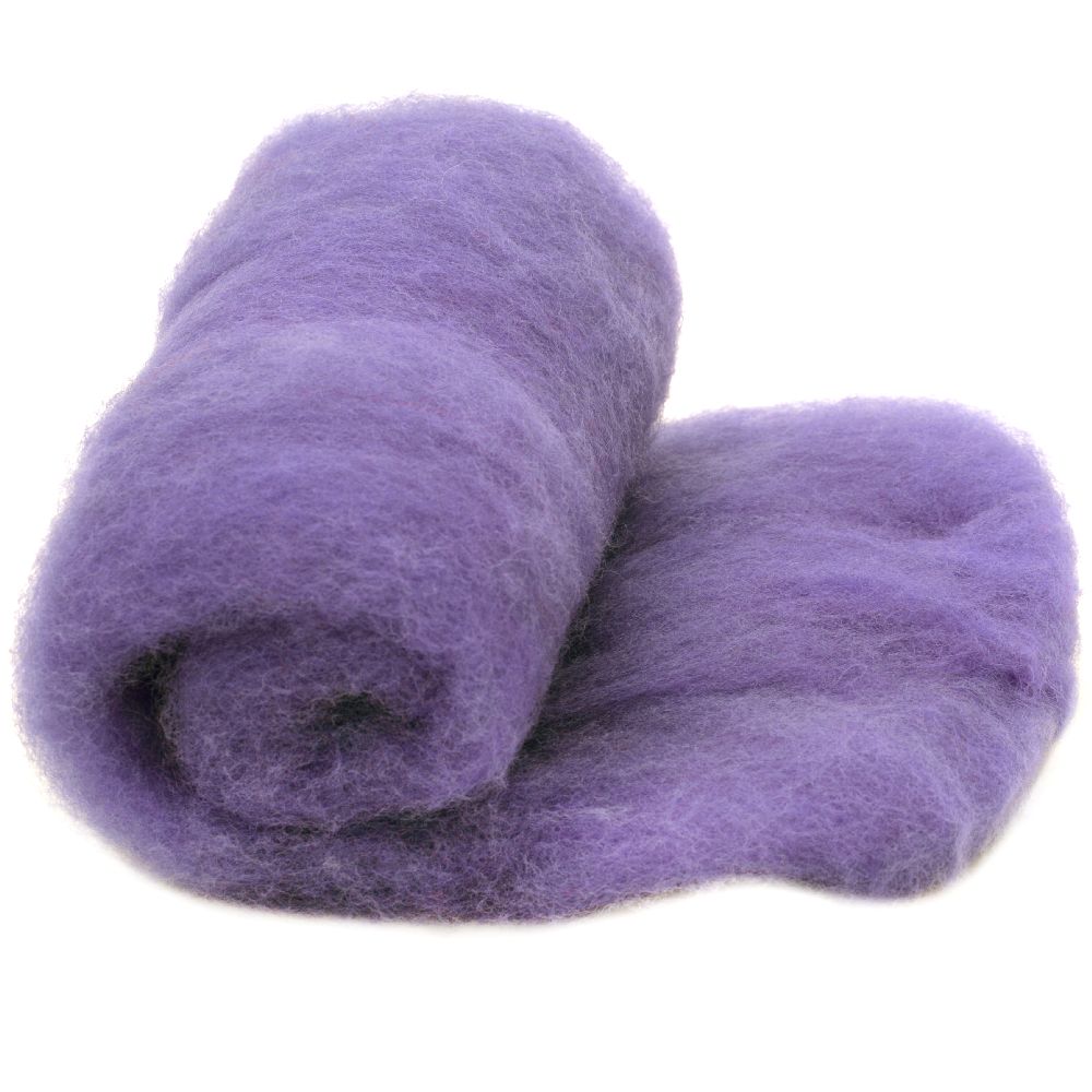 Wool felt merino for non-wovens, for making clothes, jewelry and accessories m 700x600 mm extra quality purple -50 grams