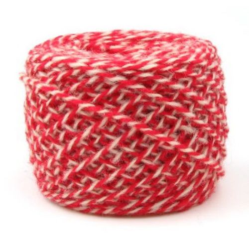 Twisted Martenitsa Yarn / 100% Wool / 100 grams - 160 meters