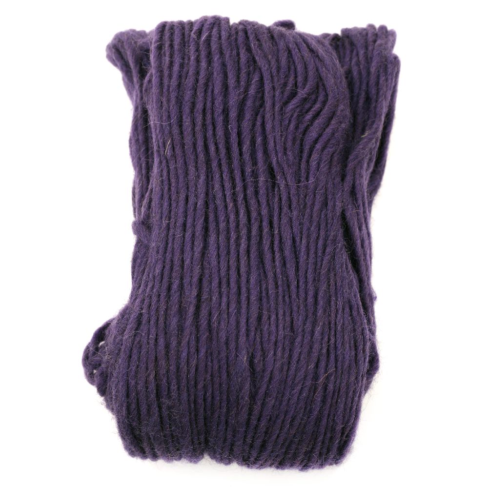 Amalia yarn 100 percent wool purple -100 grams
