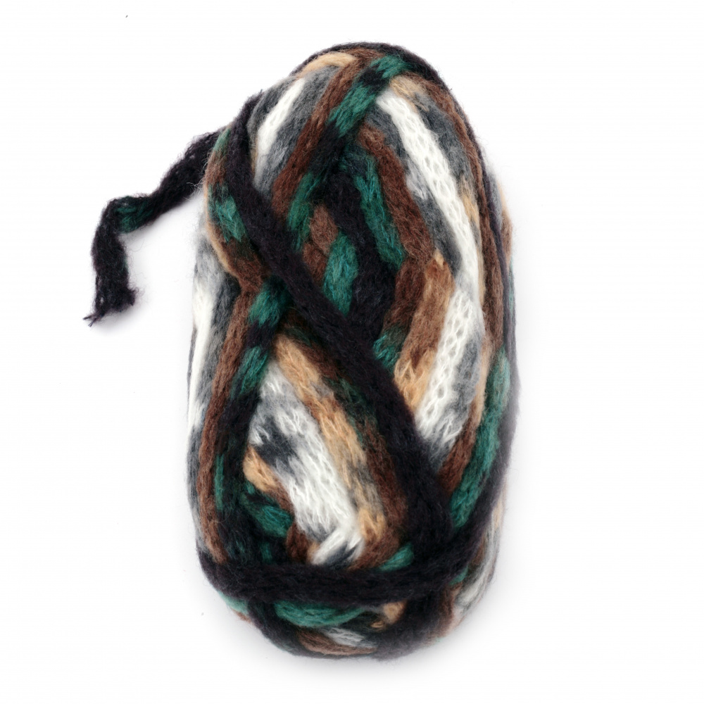 COUNTRY Yarn, 25% Polyamide, 20% Wool, 55% Acrylic, Colored, 100 Grams, 34 Meters