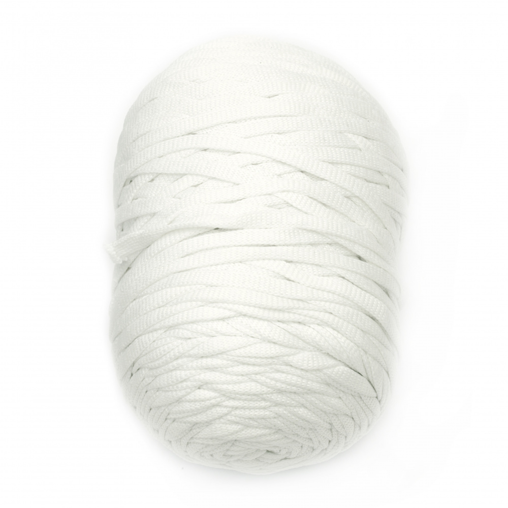 Yarn PASTE 60 percent cotton 40 percent polyester white 550 grams - 120 meters