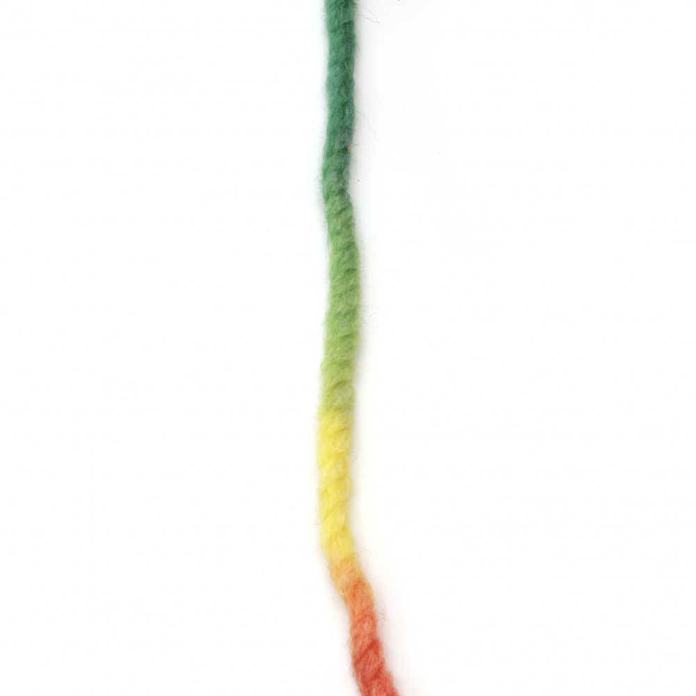 Multicolored Yarn BALKAN: 50% Wool, 50% Acrylic - 65 meters - 200 grams