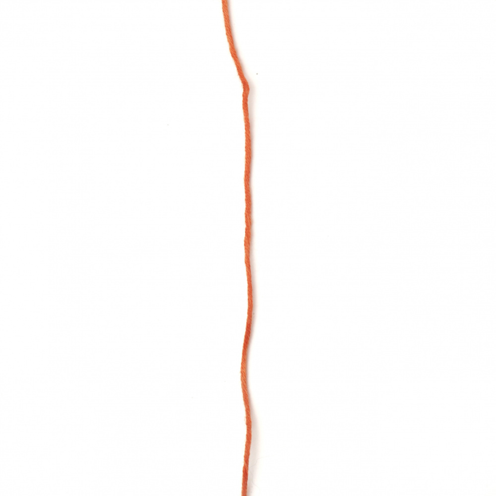 Yarn BELLA ombre batik color orange melange 100% cotton -900 meters -250 grams