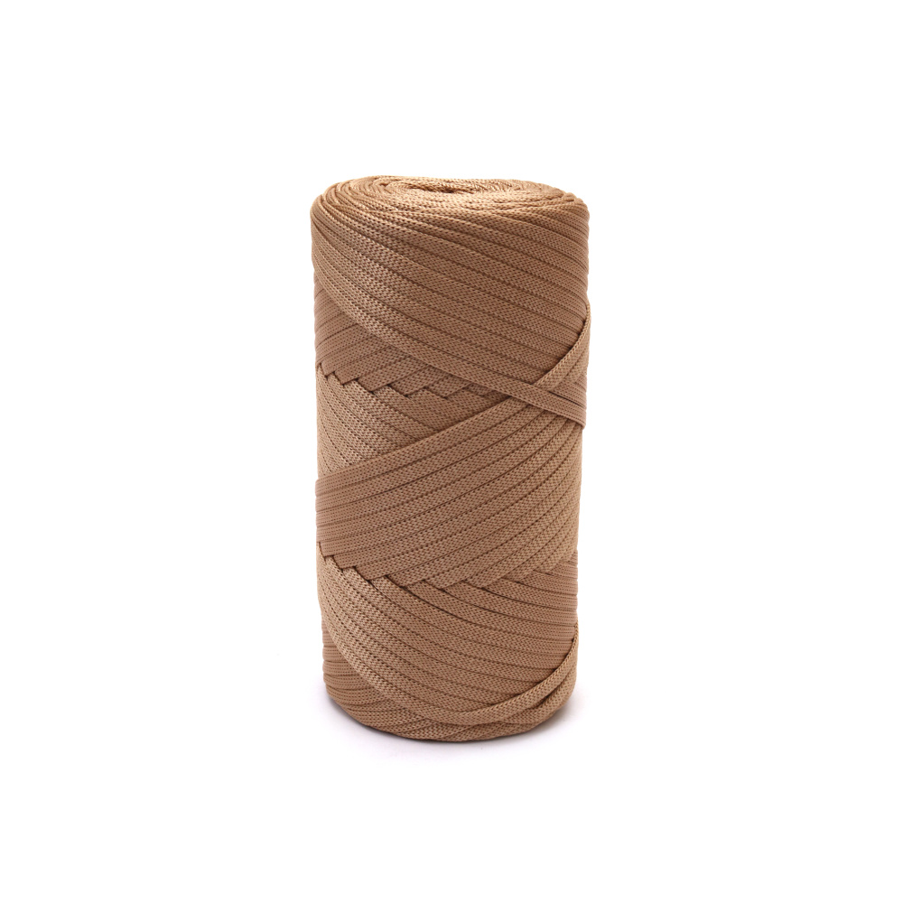 100% Polypropylene Yarn Ribbon /  Beige - 110 meters - 250 grams