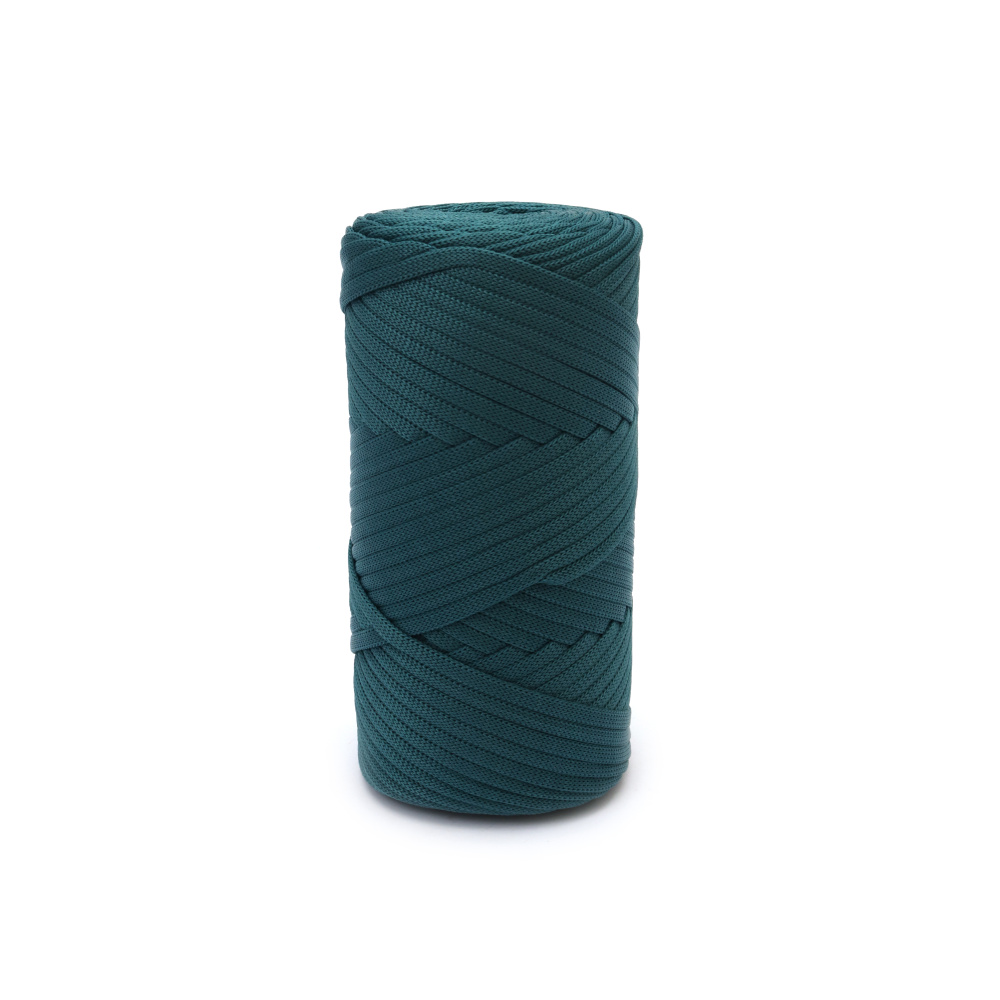 100% Polypropylene Yarn RIBBON / Color: Petrol - 110 meters - 250 grams